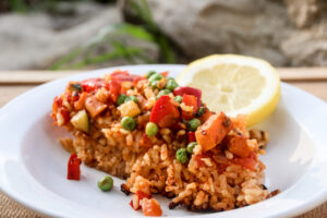 Paella is a typical Spanish dish, which is very simple to veganise