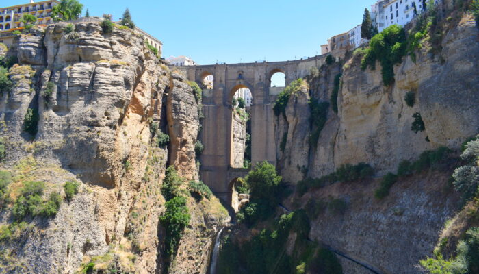 The famous bridge and gorge in Ronda